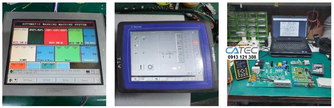 Sửa màn hình ESA 015.6080.980.0, ET5200LX, TS7002ARM, TS804, XS719SP & Hàng Trăm Model HMI Khác Giá Tốt