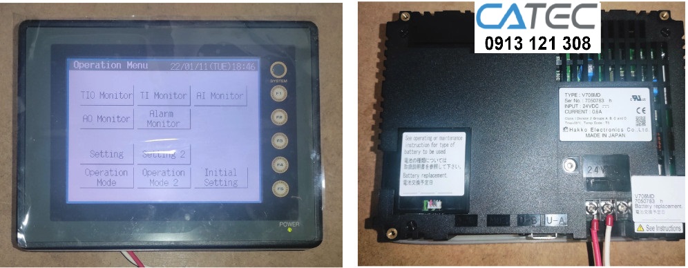 Chuyên thay tấm LCD cho màn hình cảm ứng HMI Fuji Hakko lỗi loang mờ, kẻ sọc, không hiển thị đèn nền