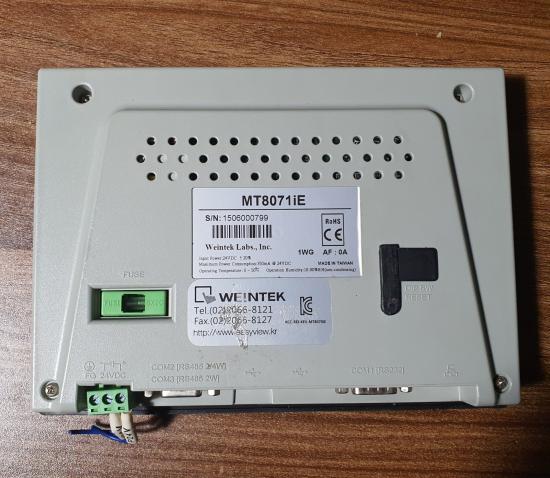Khắc Phục Màn Hình HMI Weintek MT8102iP1 – Thay LCD & Cảm Ứng, Dịch Vụ Giá 1995