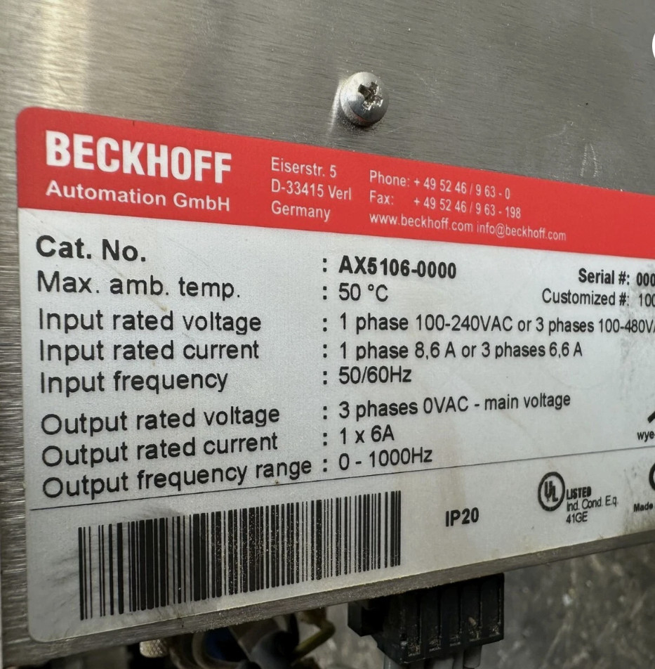 Trung tâm bảo hành và sửa chữa AC Servo Beckhoff uy tín tại Thành Phố Hồ Chí Minh