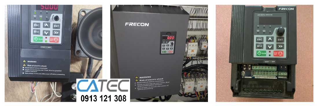Sửa biến tần Frecon FR500A công suất từ 11kw đến 160kw báo lỗi – Nhận bảo hành 3-6 tháng uy tín toàn quốc