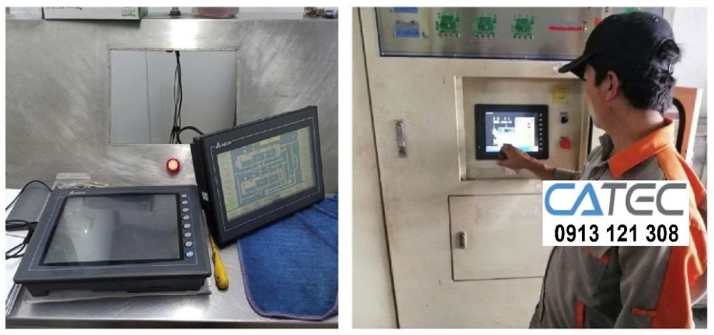 Chuyên sửa màn hình cảm ứng HMI DELTA DOP-AS57BSTD – Lỗi cảm ứng, lồi LCD, nhận sửa gấp