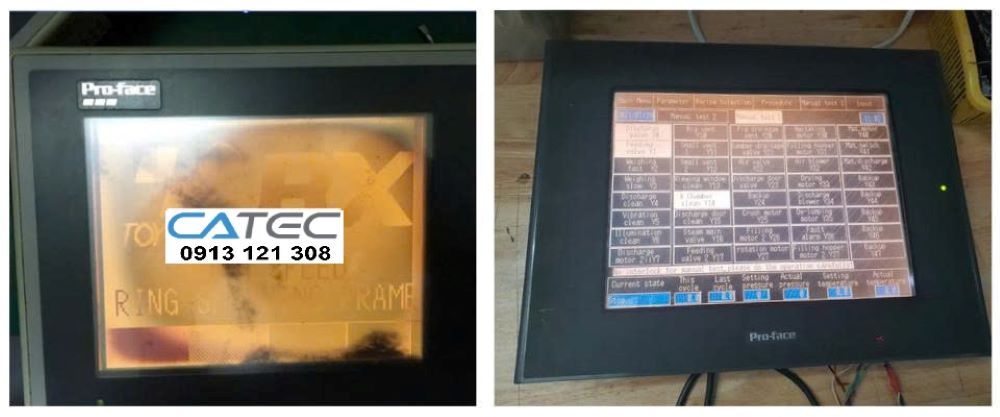 Công Ty Sửa Màn Hình HMI Pro-face GP37W2-BG41-24V – Test OK, Nhận Xử Lý Gấp 24H