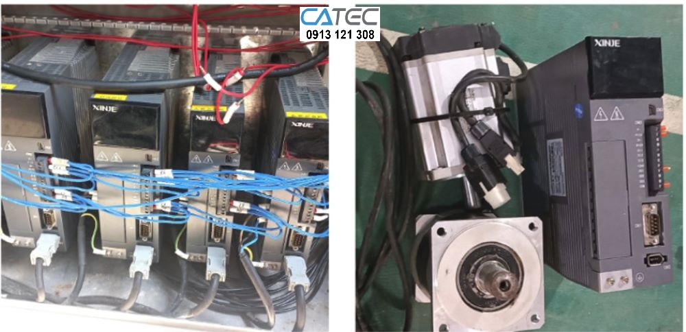 Chuyên Sửa chữa bộ điều khiển Driver servo Xinje DS5C1-20P4-PTA báo lỗi