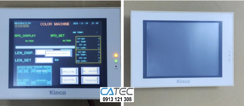 Sửa chữa màn hình cảm ứng HMI Kinco MT506T Serial 0034 – Lỗi nguồn, lỗi Hlink, bảo hành dài hạn